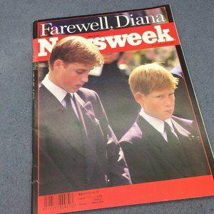 Newsweek Magazine Farewell Diana September 15 1997 William Harry